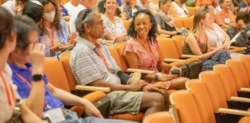 Families in Benson Auditorium